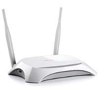 TP-LINK TL-MR3420 300Mbps N Kablosuz 4-Port 2x5dBi IP WPS 3G/4G Router - 1